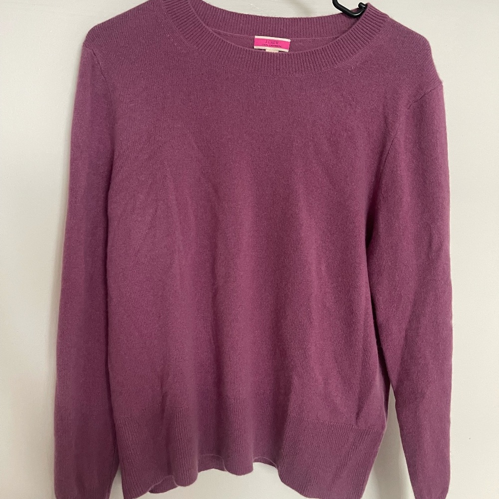 J Crew Cashmere Classic-Fit Crewneck Sweater